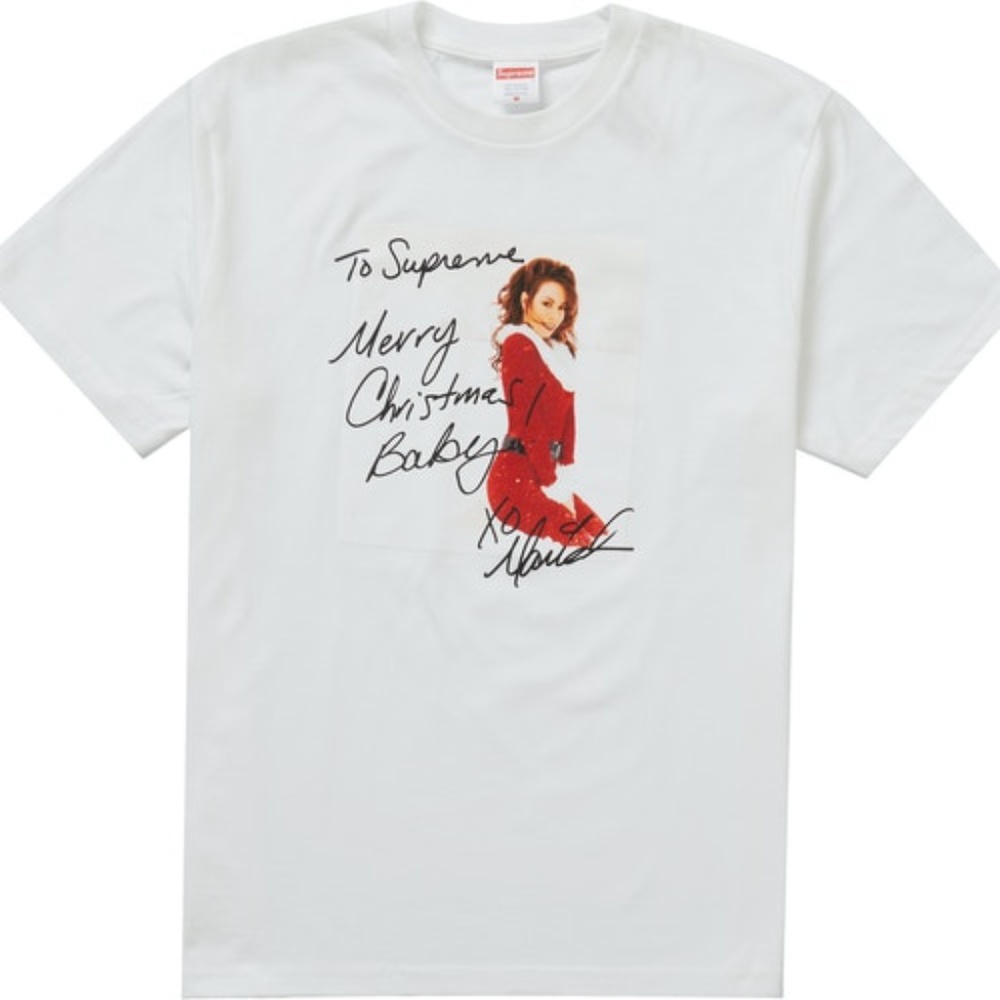 Supreme Mariah Carey White Tee Size L